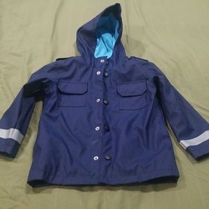 Blue Toddler Raincoat 3T
